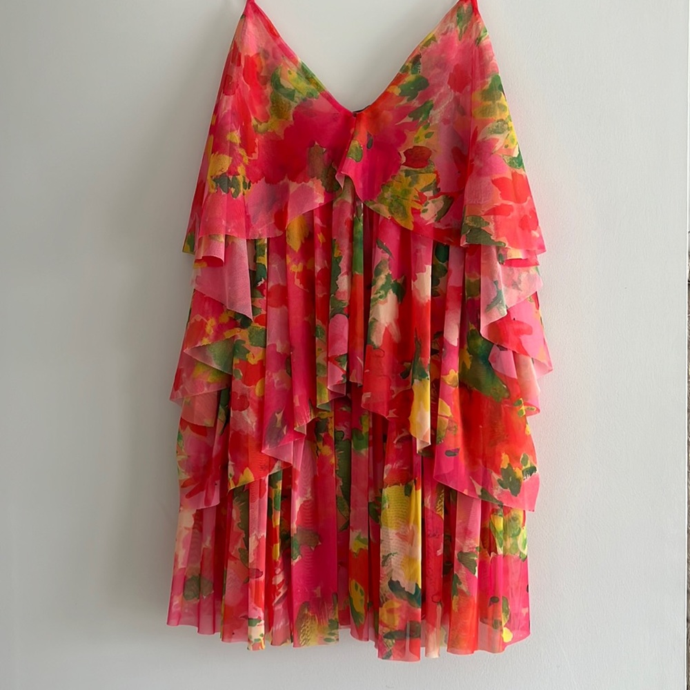 Zara ruffle dress